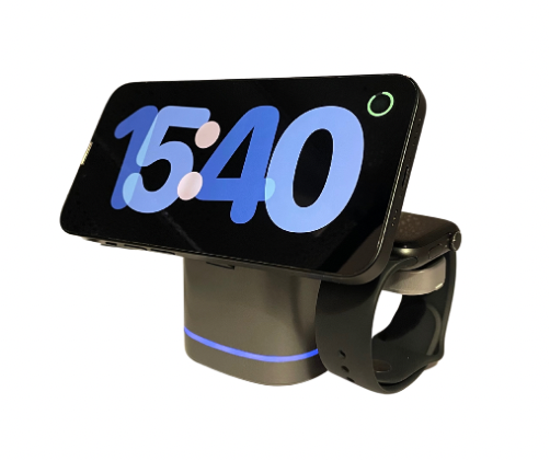 3 in 1 Magnetic Foldable 15W Wireless Charger Stand